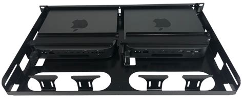 MK1 Manufacturing | Switch Adaptor both sides | Mac Mini Rack Mount | MK-1