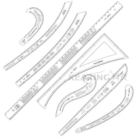 Kearing French Curve Ruler KIT - Kearing