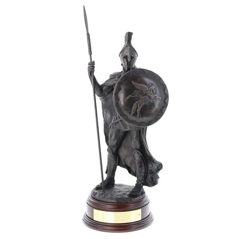 Airborne Spartan Warrior Statue (Resin Bronze) - The Airborne Shop