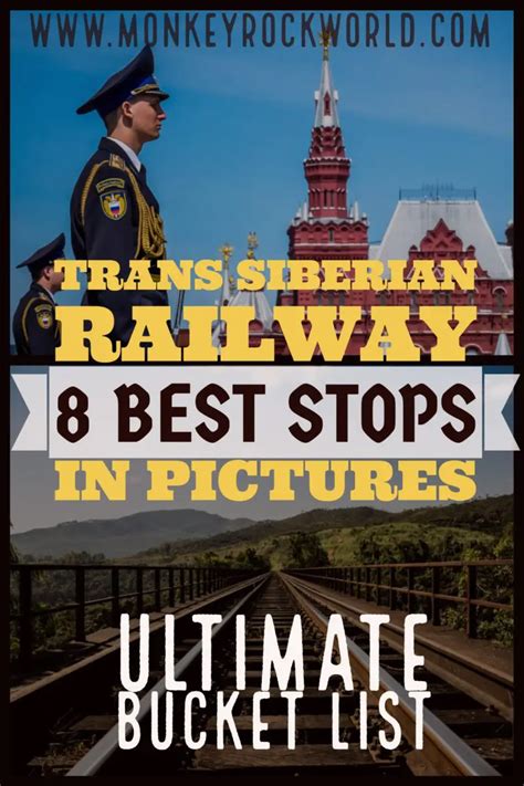 Best Trans Siberian Railway Stops in Pictures - Monkey Rock World