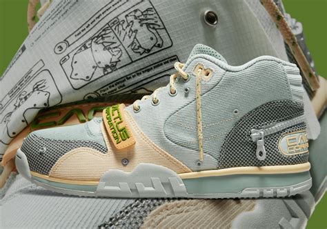 Travis Scott x Nike Air Trainer 1 "Grey Haze" Release | SneakerNews.com