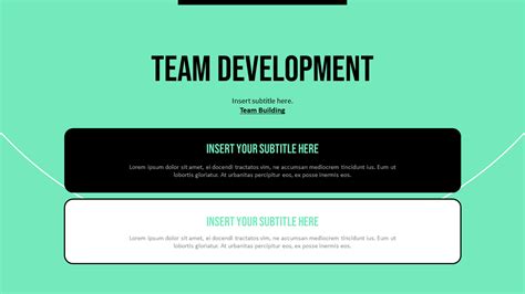 Team Building slide template