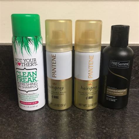 Lot of 4 Travel Size Hair Products Cle