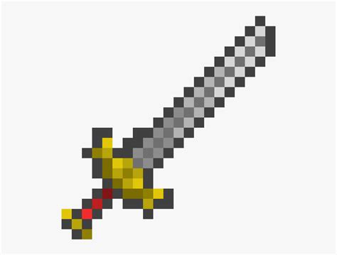 Pixel Art Sword, HD Png Download - kindpng