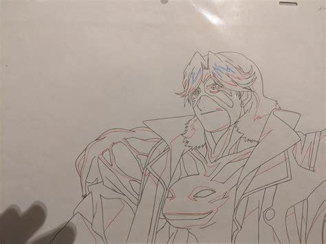 Picked up an anime frame sketch, but don't know what it was from. Label ...