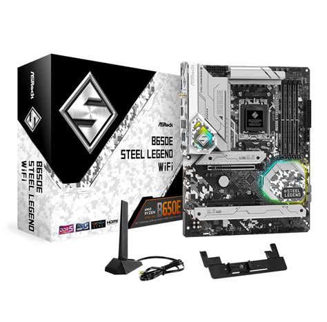 ASRock B650E Steel Legend WIFI Emolevy - AMD B650E - AMD AM5 socket - DDR5 RAM - ATX