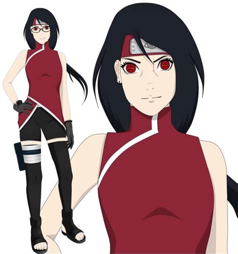 Sarada Uchiha design by https://www.deviantart.com/julesroux on @DeviantArt Madara Uchiha ...