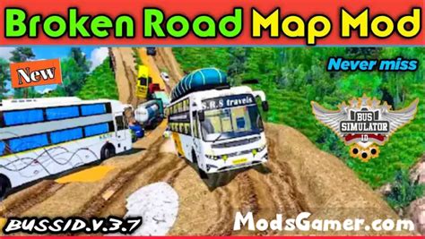 Broken Hill Road Map Mod - Mods for Bus Simulator Indonesia / BUSSID