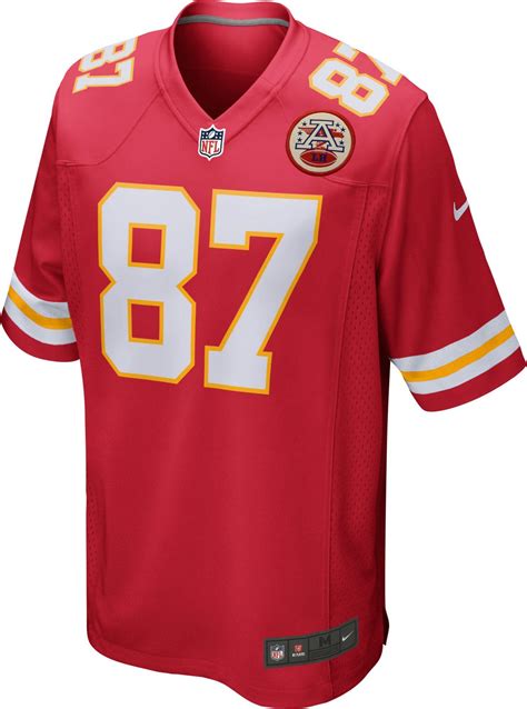 Nike Satin Home Game Jersey Kansas City Chiefs Travis Kelce #87 in Red for Men - Lyst