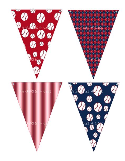 Baseball Banner Large DIY Baseball Party Banner Printable | Etsy