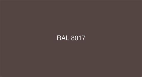 RAL Chocolate brown [RAL 8017] Color in RAL Classic chart