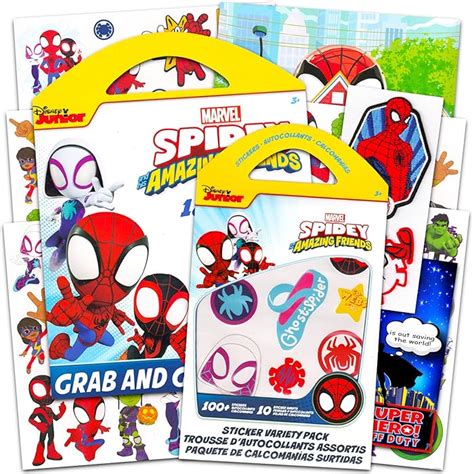 Buy Marvel Spidey and His Amazing Friends Stickers Bundle ~ 280+ Spidey ...