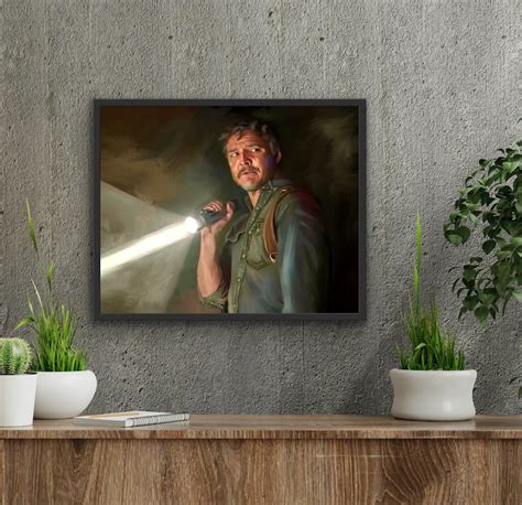 Joel the Last of Us Pedro Pascal Fan Art Signed Print, Multiple Sizes ...