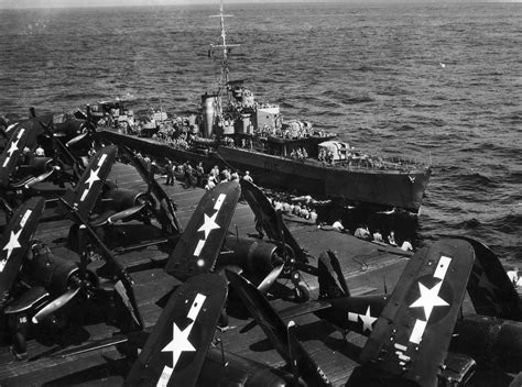 Asisbiz Vought F4U-1C Corsair VF-85 White 55 USS Shangri La CV 38 ...