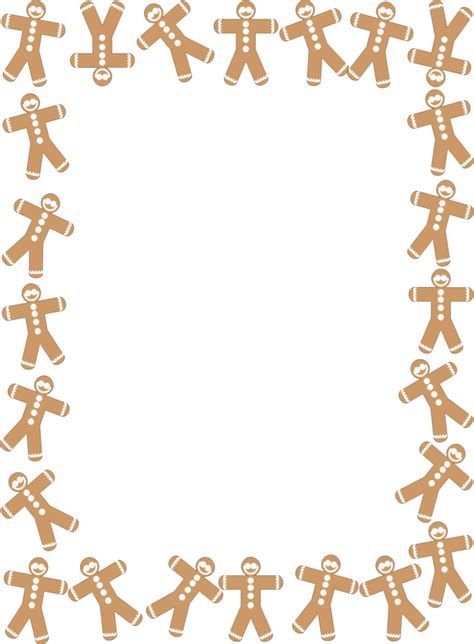 Free Gingerbread Border Cliparts, Download Free Gingerbread Border Cliparts png images, Free ...