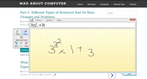 What does microsoft math input panel do - xaservacations