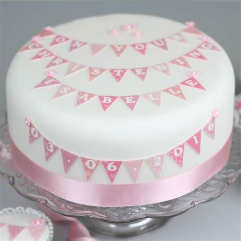 personalised birthday cake decorating kit with bunting by clever little ...