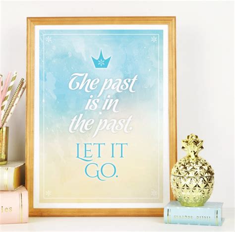 Let it Go Art Print / Frozen Poster / Elsa Poster / Disney | Etsy