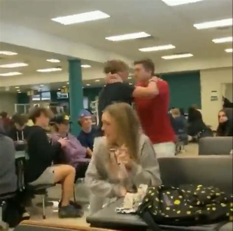 VIDEO: High School Cafeteria Fight Between Two Youngsters Ends in a Brutal UFC-Styled Rear Naked ...