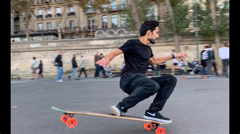 Longboard dancing freestyle | chill session in Paris - YouTube