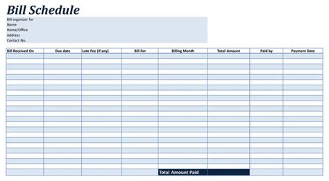 Free Printable Payment Log Sheet Template