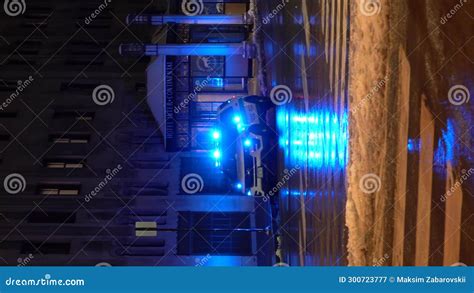 CHICAGO, USA - JANUARY 26, 2021: Chicago Police SUV Car at Night ...