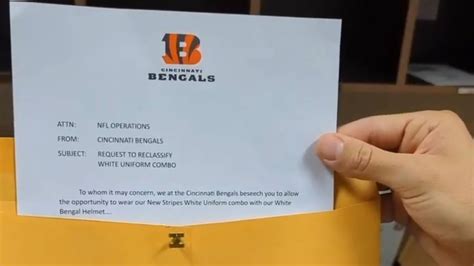 Cincinnati Bengals Petition NFL To Change Alternate Helmet Rules ...