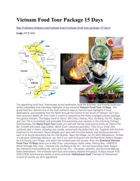 PPT - Vietnam Food Tour Package 15 Days PowerPoint Presentation, free ...