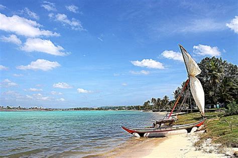 A traditional sailing canoe in West Hagatna, Guam. • SAHUMA