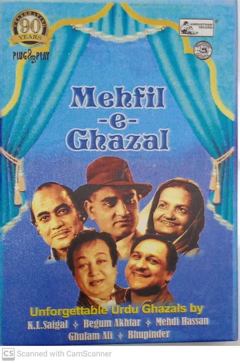 Inreco Music Card- Mehfil-e- Ghazal-Unforgettable Urdu Ghazals by K. L. Saigal, Begum Akhtar ...