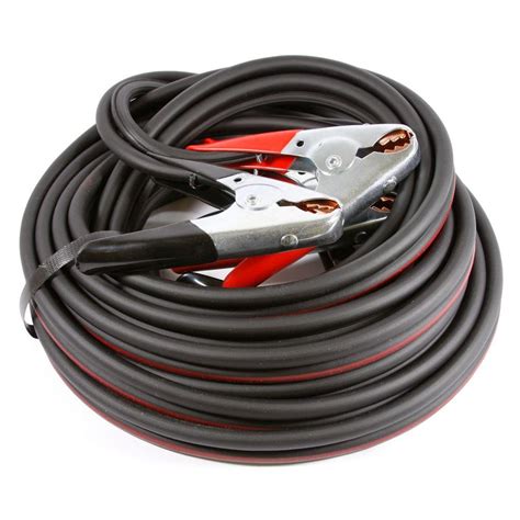 Forney 20 ft. 4-Gauge Twin Cable Heavy Duty Battery Jumper Cables-52872 ...