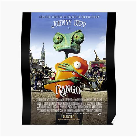 "Movie Poster Merchandise Rango" Poster for Sale by elmafuentesz | Redbubble