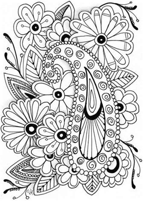 Get This Abstract Flowers Coloring Pages for Adults 7cv31