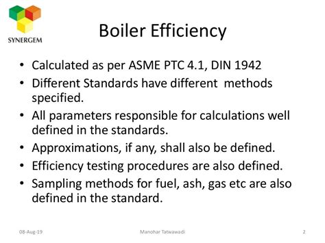 Boiler Efficiency Calculations