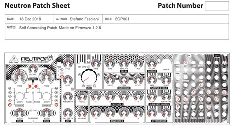 Behringer Neutron Patches - Stefano Fasciani