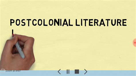 Postcolonial Literature Important literary terms and forms - YouTube