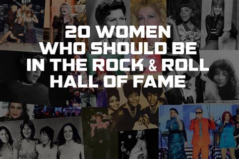 20 Women Who Should Be in the Rock and Roll Hall of Fame