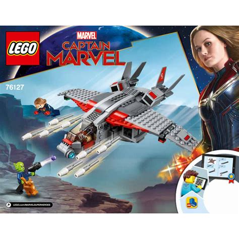 LEGO Captain Marvel and The Skrull Attack Set 76127 Instructions ...