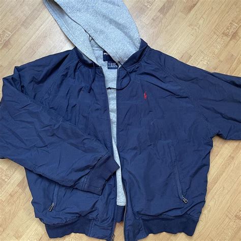 Ralph Lauren Polo Sport Jacket with hood. A few... - Depop