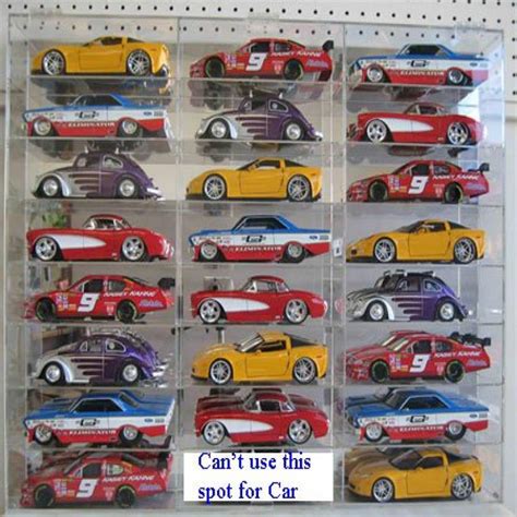 NASCAR Display Case Diecast Car 1/24 scale 23 Compartment (AHW24-24) - Walmart.com - Walmart.com