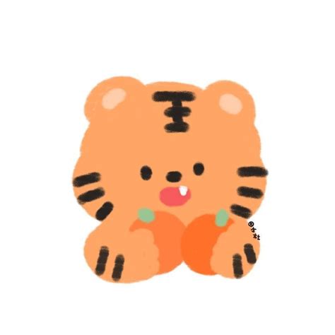 Doodle Png, Tiger Illustration, Apple Watch Wallpaper, Cute Coloring ...