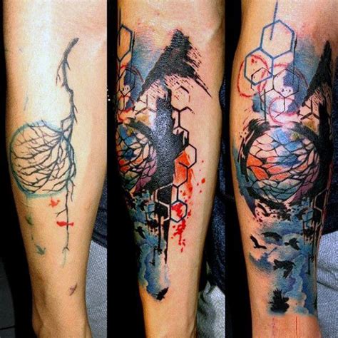 100 Watercolor Tattoo Designs for Men