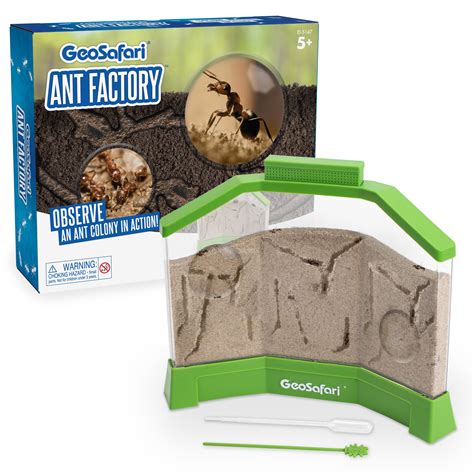 Educational Insights GeoSafari Ant Factory with Sand, Ant Farm Habitat ...