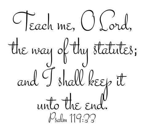 psalm 119:33 | Psalms, Bible word art, Psalm 119