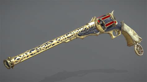 Bayonetta gun Unforgiven - 3D model by Christiane Schaper ...