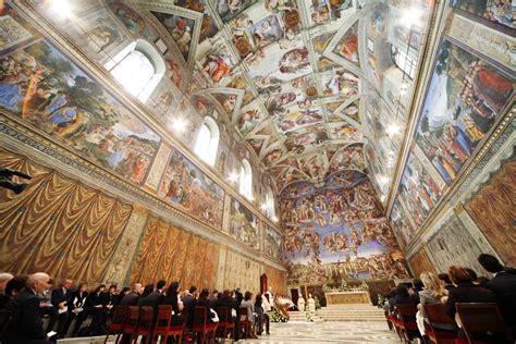 See Beautiful Art Inside the Sistine Chapel