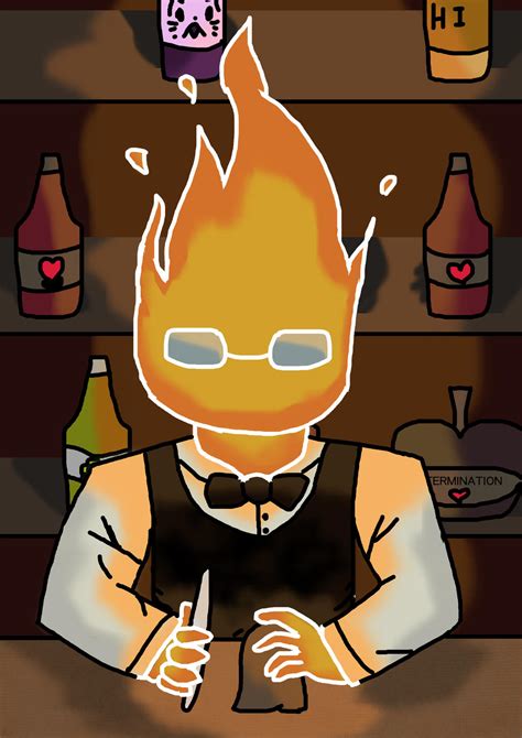 Grillby - UNDERTALE by Prince-Balloon on DeviantArt