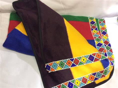 Ndebele Beaded Traditiona Blanket