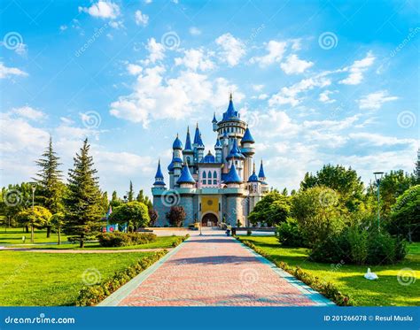 Sazova Park in Eskisehir, Turkey Editorial Stock Photo - Image of cityscape, blue: 201266078