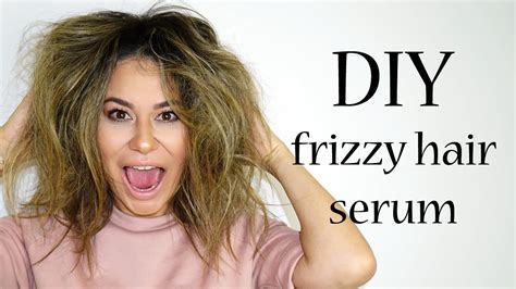 DIY FRIZZY HAIR SERUM - YouTube